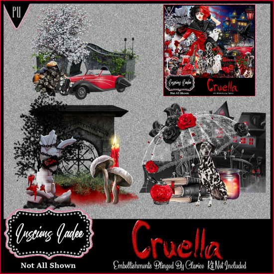 Cruella Embellishments - Click Image to Close