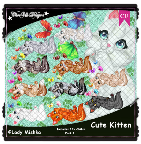 Cute Kitten CU/PU Pack 1 - Click Image to Close