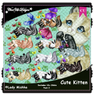 Cute Kitten CU/PU Pack 2