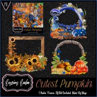 Cutest Pumpkin Cluster Frames