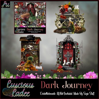 Dark Journey Embellishments