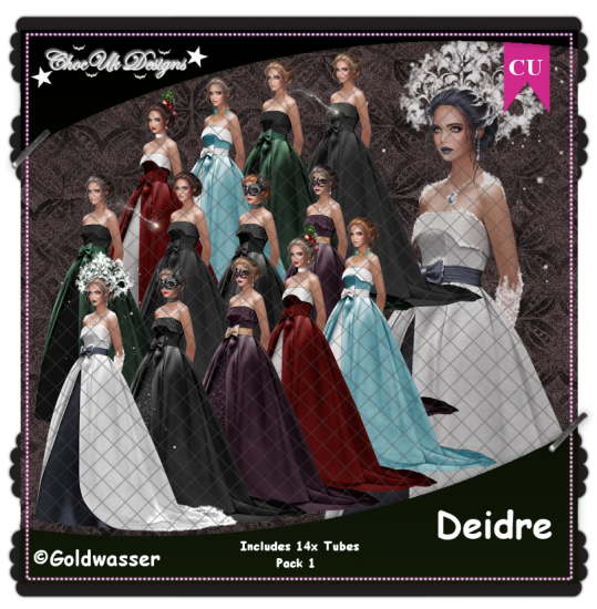 Deidre CU/PU Pack 1 - Click Image to Close