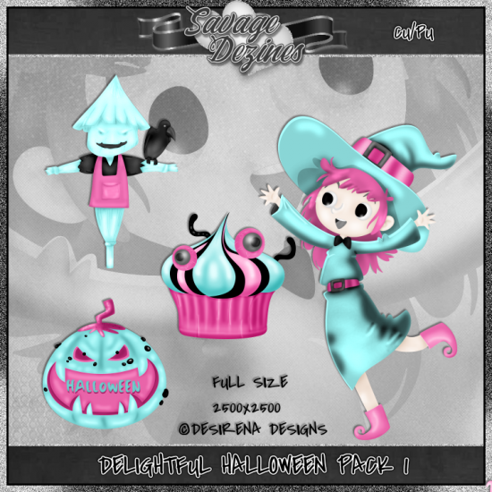 Delightful Halloween Pack 1 - Click Image to Close