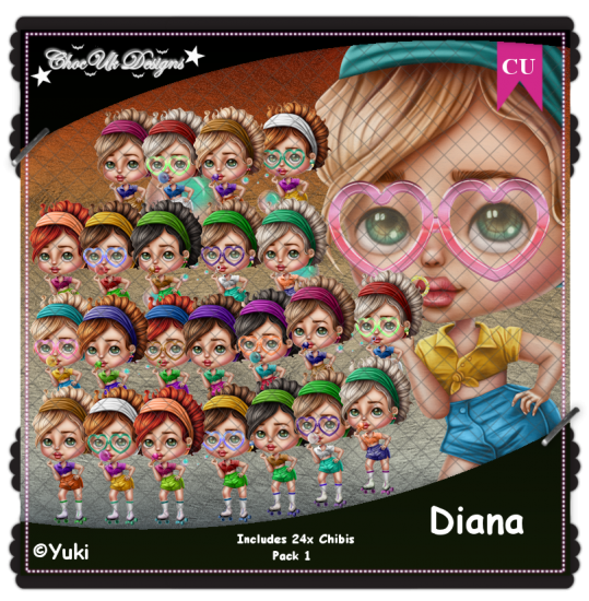 Diana CU/PU Pack 1 - Click Image to Close