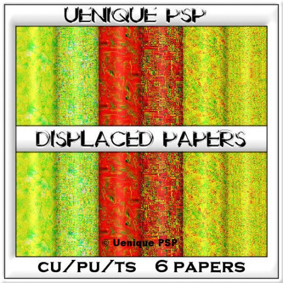 Displaced Papers CU/PU/TS - Click Image to Close