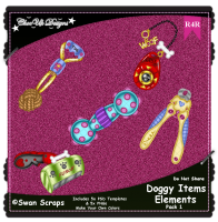 Doggy Items Elements R4R Pack 1