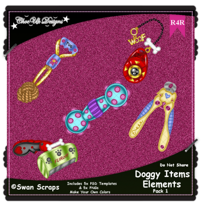 Doggy Items Elements R4R Pack 1