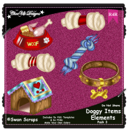 Doggy Items Elements R4R Pack 3