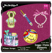 Doggy Items Elements R4R Pack 4