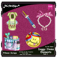 Doggy Items Elements R4R Pack 4