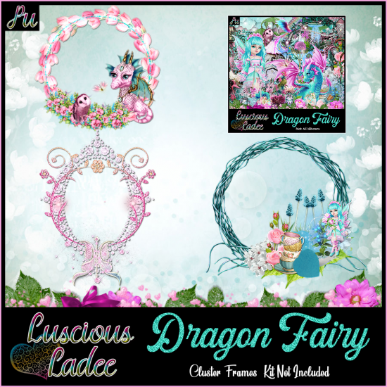 Dragon Fairy Cluster Frames - Click Image to Close