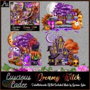 Dreamy Witch Embellishments