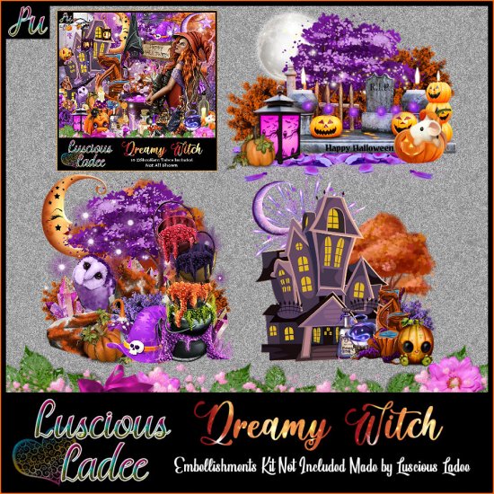 Dreamy Witch Embellishments - Click Image to Close