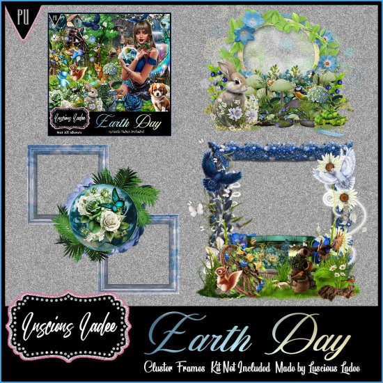 Earth Day Cluster Frames - Click Image to Close