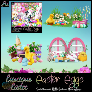 Easter Eggs Embellishments