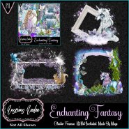 Enchanting Fantasy Cluster Frames