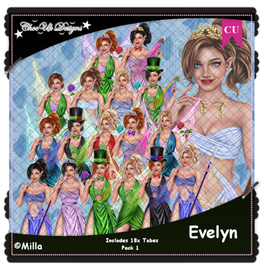 Evelyn CU/PU Pack 1 - Click Image to Close