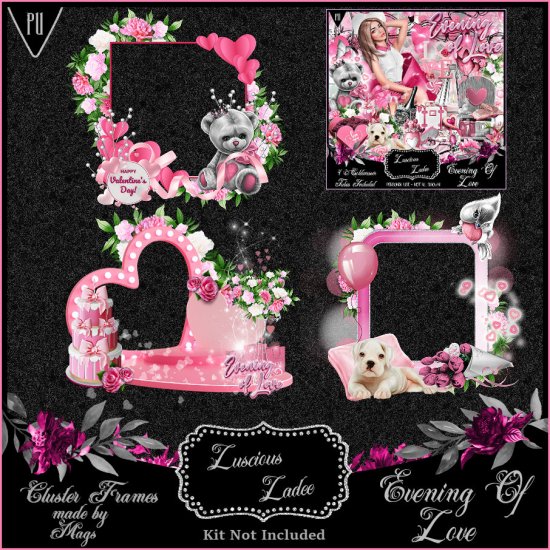 Evening Of Love Cluster Frames - Click Image to Close