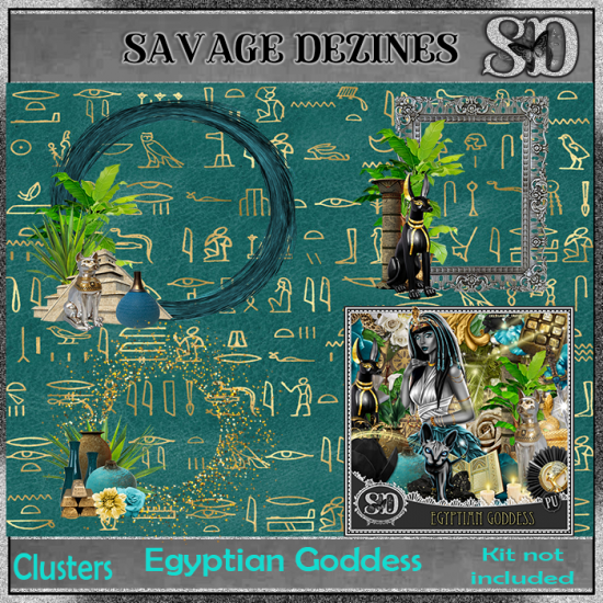 Egyptian Goddess Clusters 2 - Click Image to Close