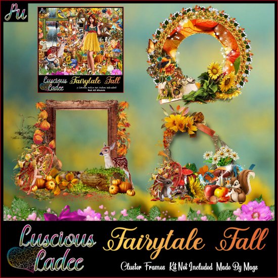 Fairytale Fall Cluster Frames - Click Image to Close