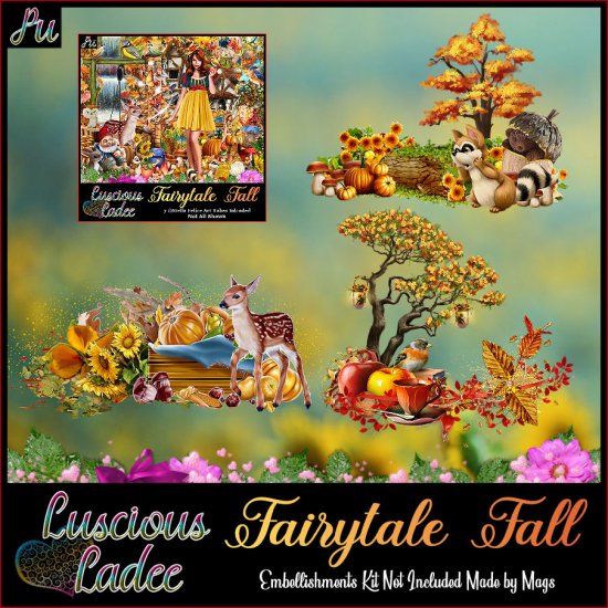 Fairytale Fall Embellishments - Click Image to Close