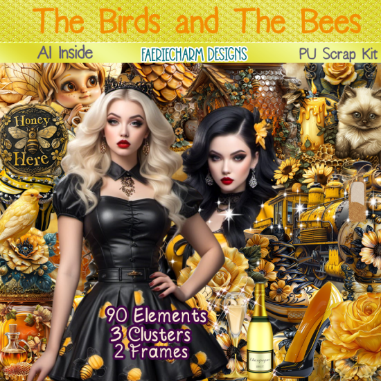 FCD-TheBirdsandTheBees-PUkit - Click Image to Close