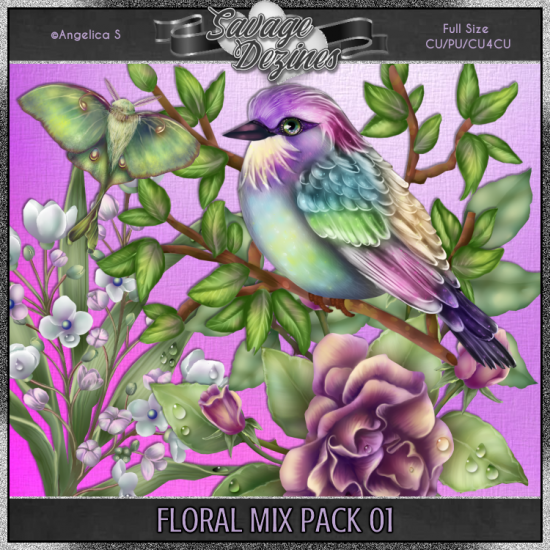 Floral Mix Pack 01 - Click Image to Close