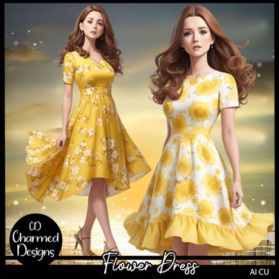 Flower Dress - Click Image to Close