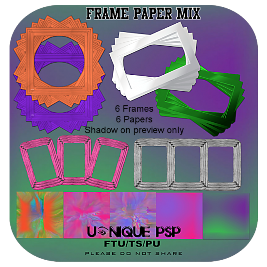 Frame Paper Mix - Click Image to Close