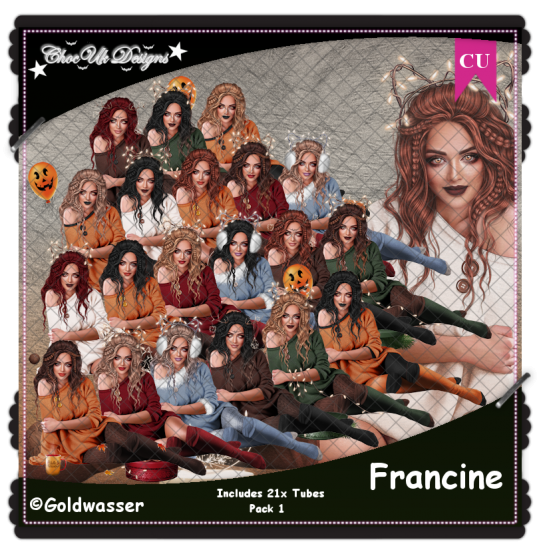 Francine CU/PU Pack 1 - Click Image to Close