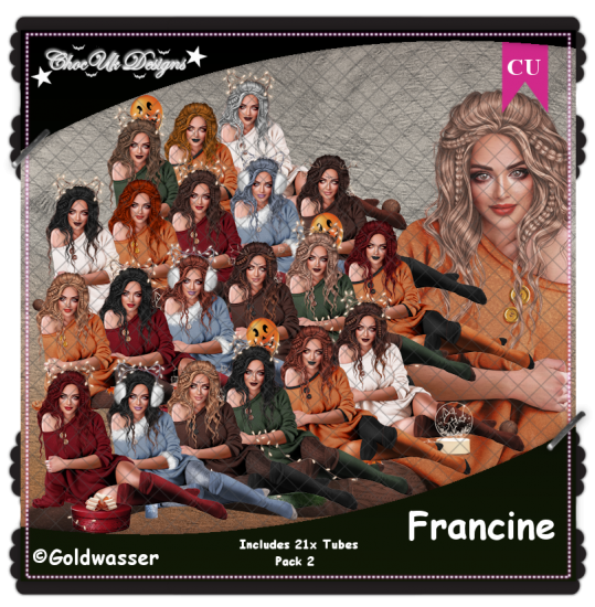 Francine CU/PU Pack 2 - Click Image to Close