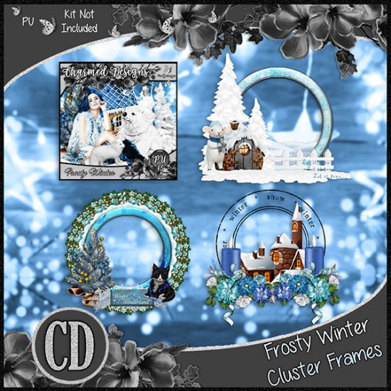 Frosty Winter Clusters - Click Image to Close