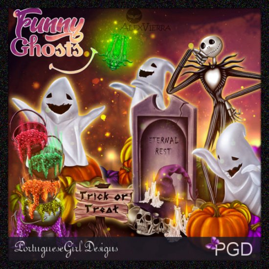 Funny Ghosts - Click Image to Close