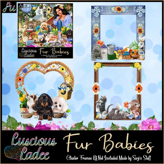 Fur Babies Cluster Frames - Click Image to Close