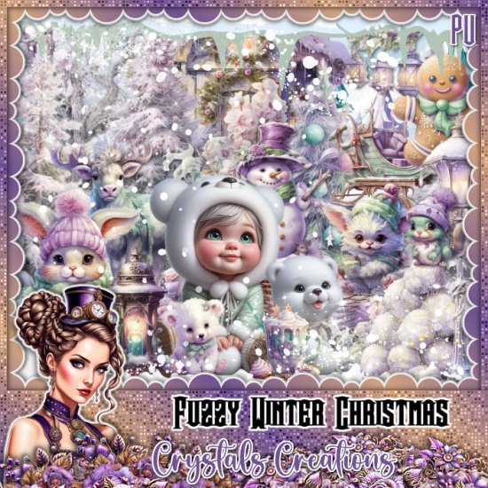 Fuzzy Winter Christmas - Click Image to Close