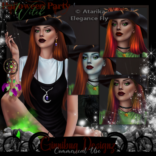 Cu Halloween Party Witch - Click Image to Close
