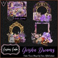 Geisha Dreams Cluster Frames