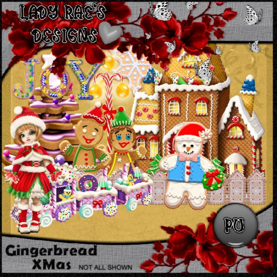 Gingerbread Xmas - Click Image to Close