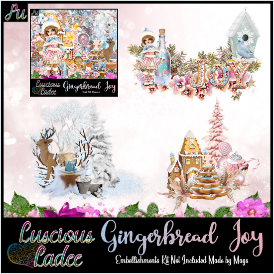 Gingerbread Joy Embellishments - Click Image to Close