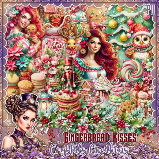 Gingerbread Kisses - Click Image to Close