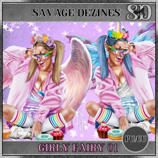 Girly Fairy 01 CU - Click Image to Close