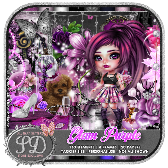 Glam Purple Kit - Click Image to Close