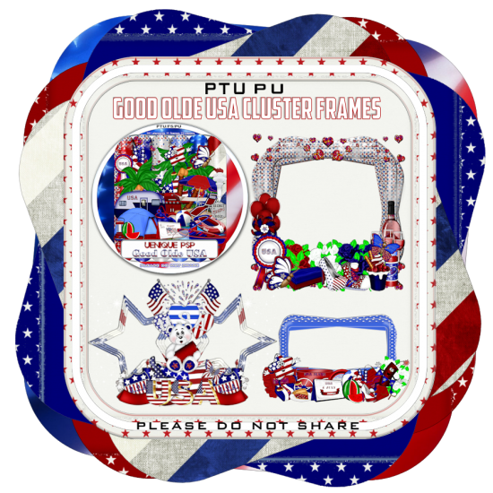 Good Olde USA Cluster Frames - Click Image to Close