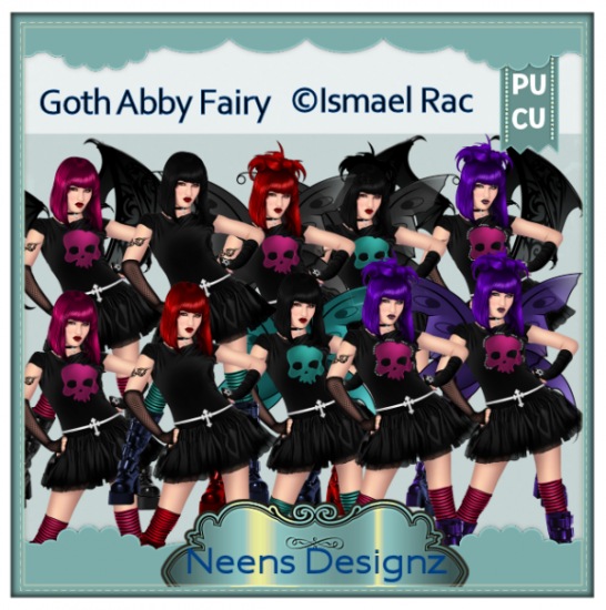 Goth Abby Fairy - Click Image to Close