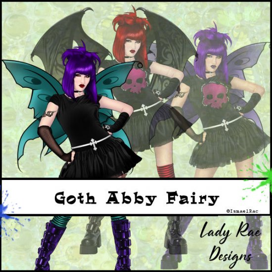 Goth Abby Fairy - Click Image to Close