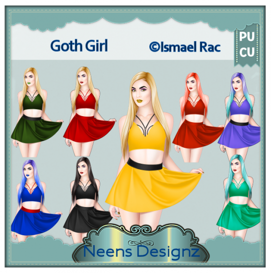 Goth Girl - Click Image to Close