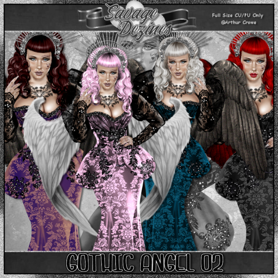 Gothic Angel 02 CU4PU - Click Image to Close