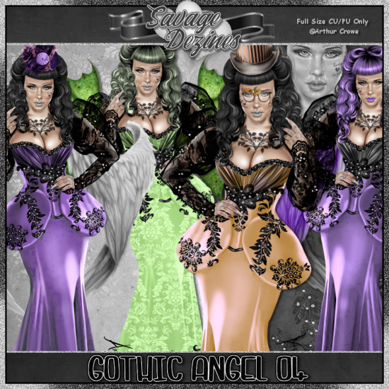 Gothic Angel 04 CU4PU - Click Image to Close