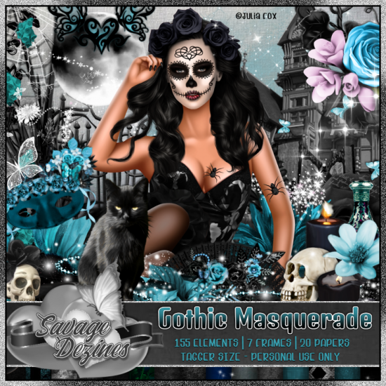 Gothic Masquerade Kit - Click Image to Close