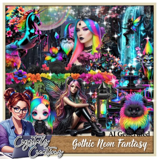 Gothic Neon Fantasy - Click Image to Close